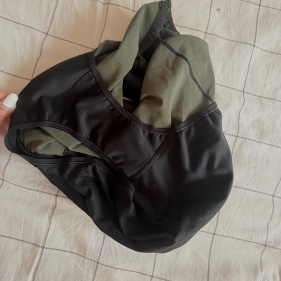 LULULEMON Speed Up Shorts Size 4 Green Camouflage - Picture 6 of 6